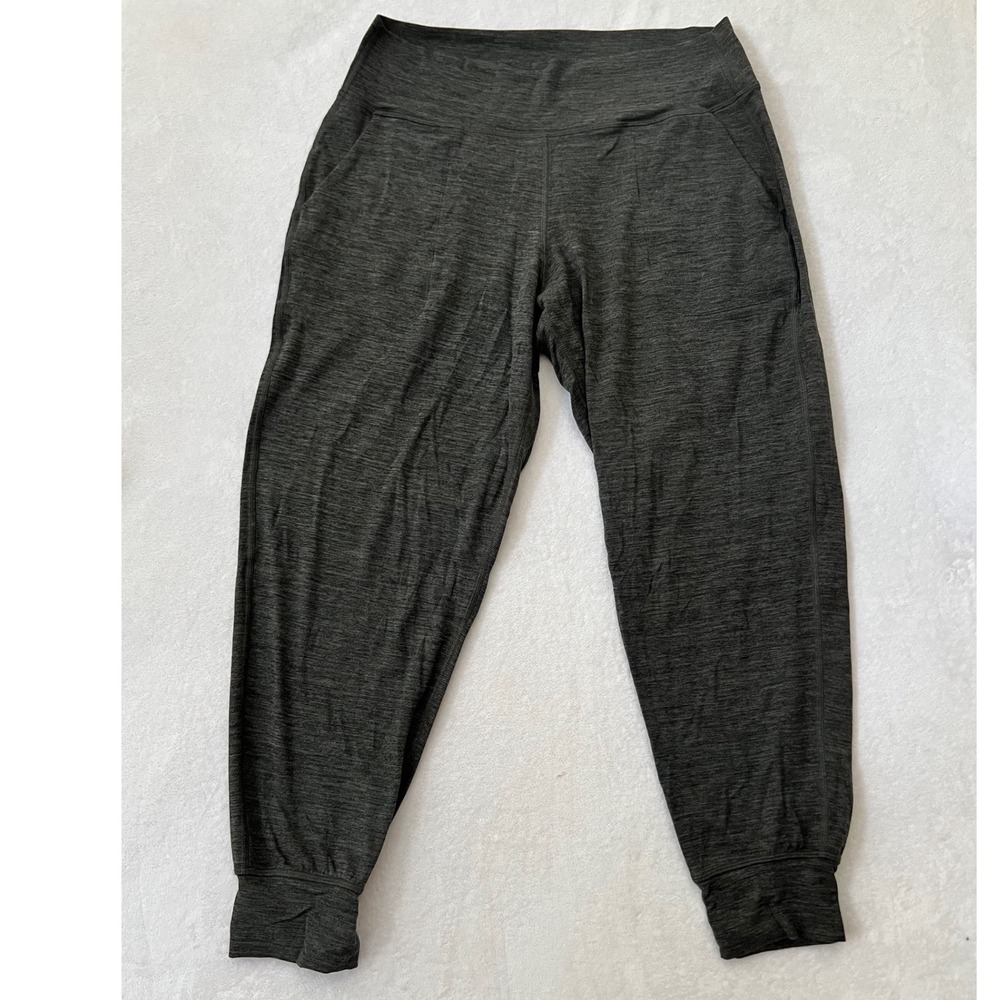 Haven Well Within Joggers Charcoal Gray Heather High Waist‎ Activewear Large